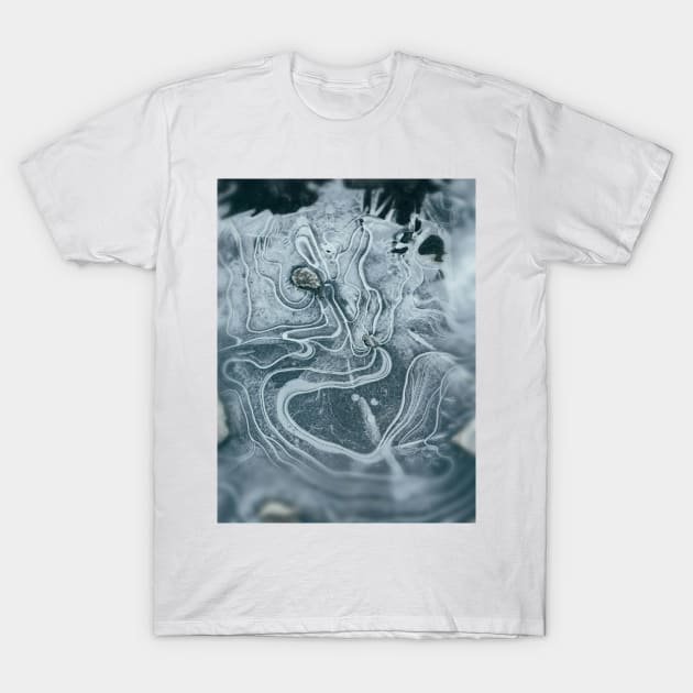 Abstract Modern Sea Rock T-Shirt by kingdom_of_design